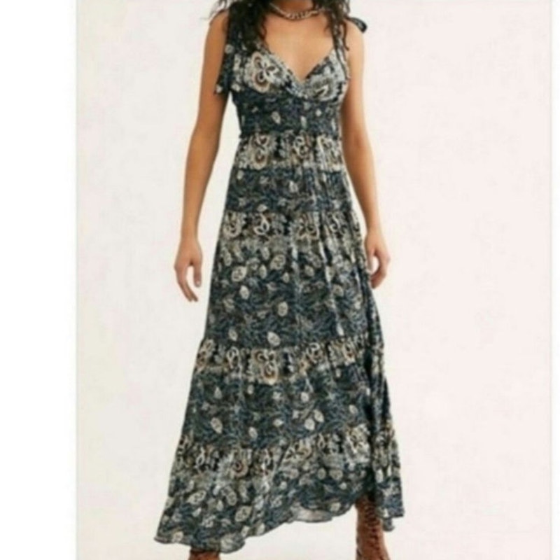 Free People Let's Smock About It Dress